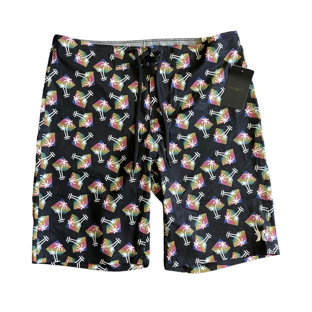 Hurley Men's Palm Tree Printed Board Short 32